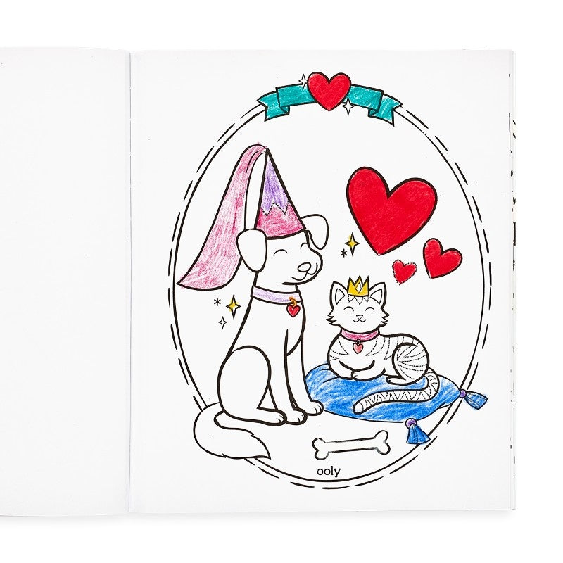 Ooly Color-in' Book - Princesses & Fairies