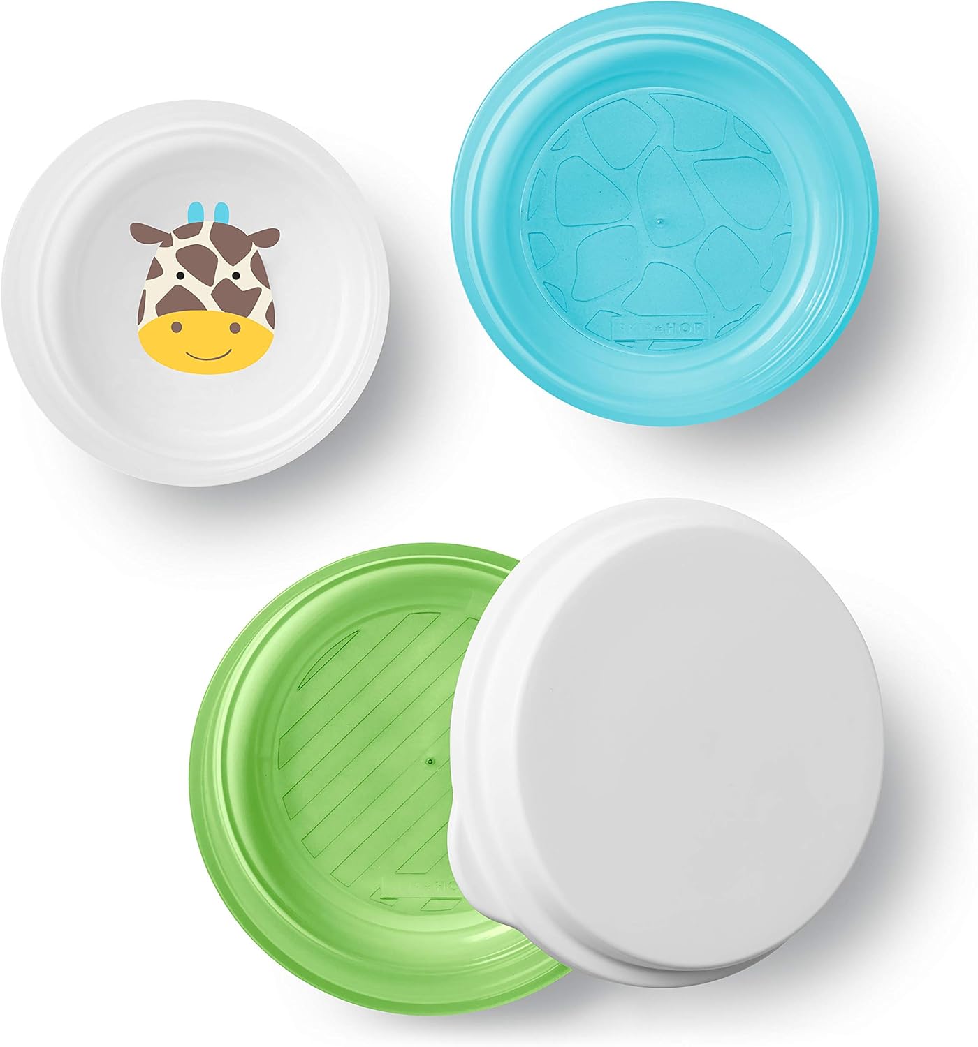 Skip Hop Zoo Smart Serve Non-Slip Bowls - 3 Pack