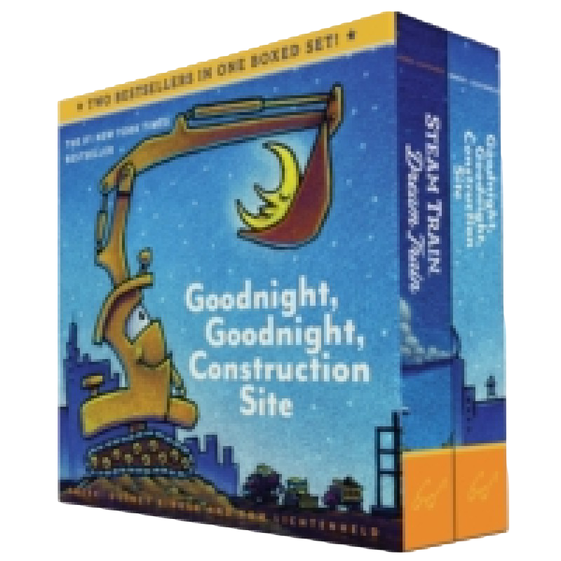 Books Goodnight, Goodnight, Construction Site and Steam Train, Dream Train Boxed Set