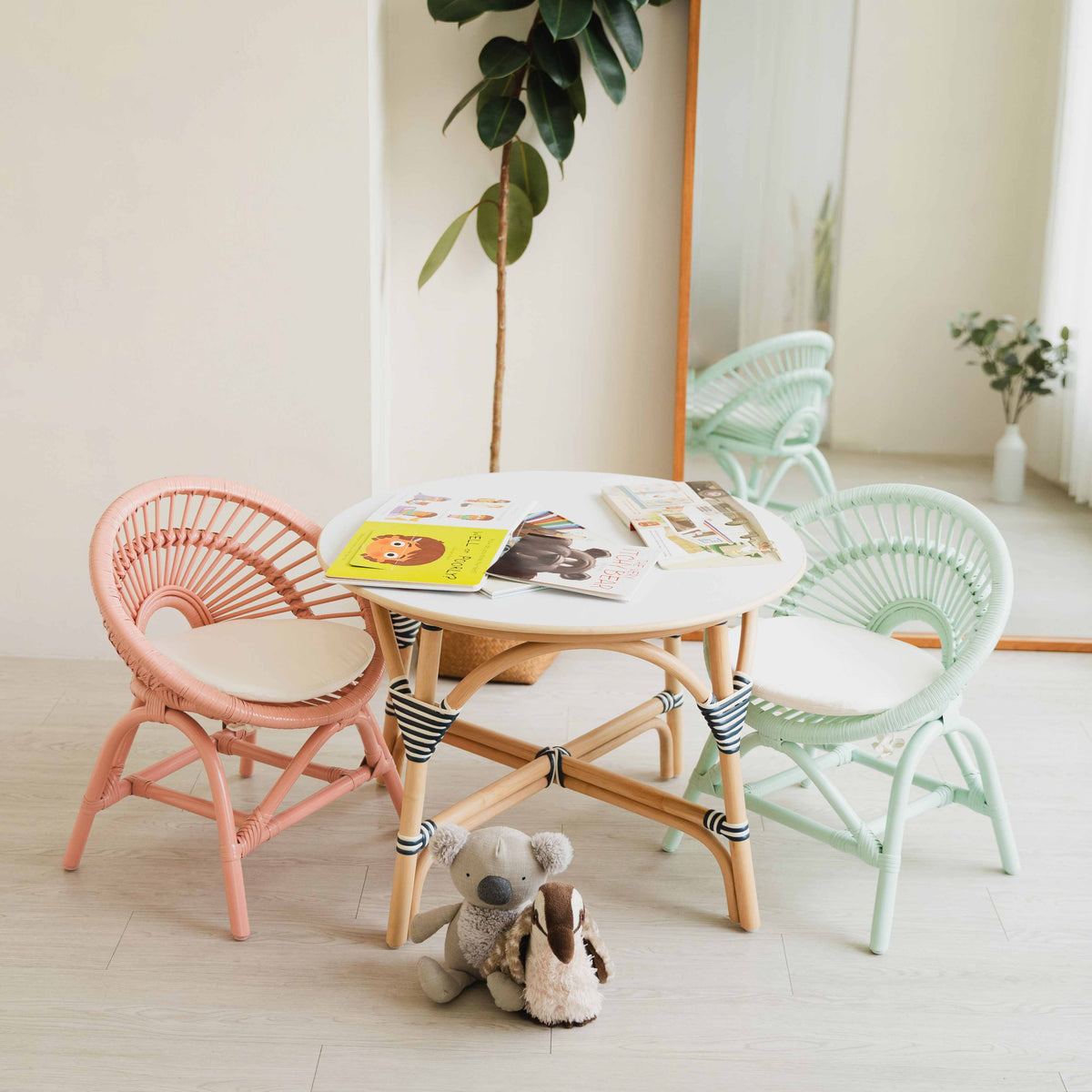 MOMIJI Maya Kids Chair - Peach Pink