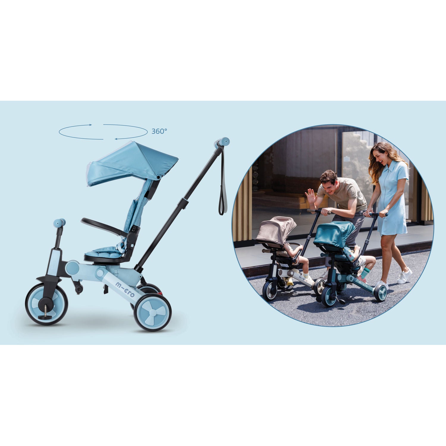 Micro Tricycle - Ice Blue