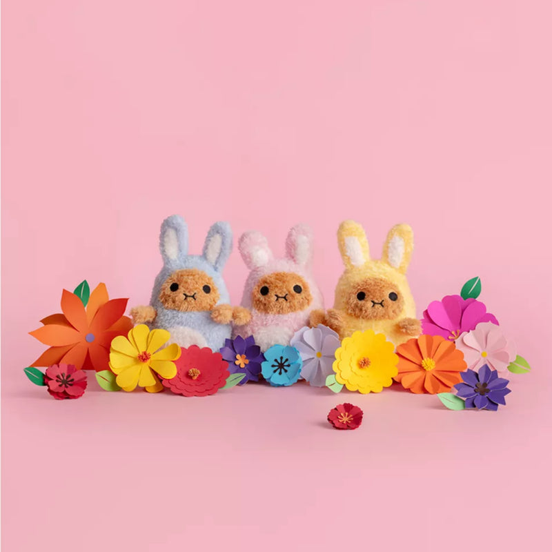 Noodoll Pink Bunny Ricespud Mini Sitting Plush Toy