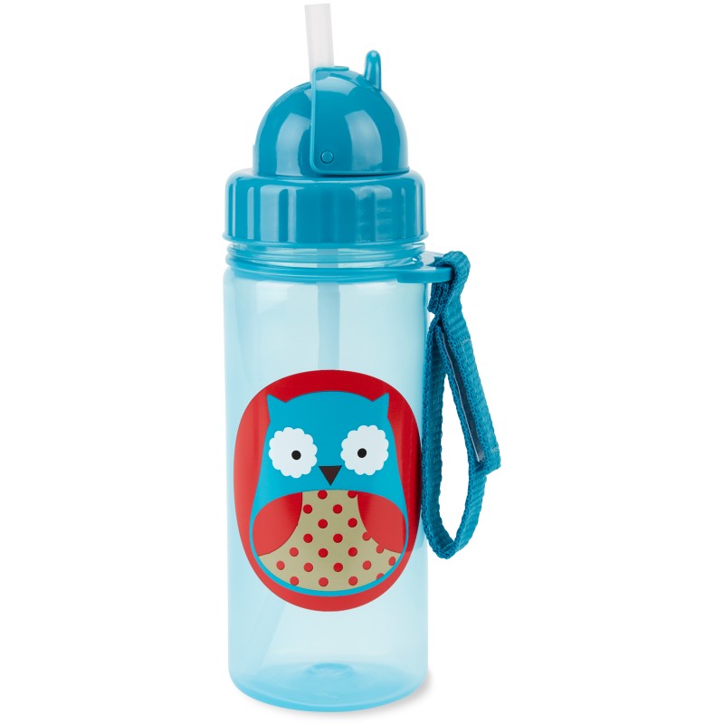 Skip Hop Zoo PP Straw Bottle 390ml