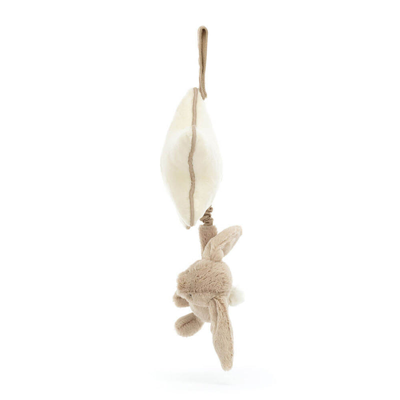 Jellycat Bashful Bunny Beige Woven Musical Toy 30cm