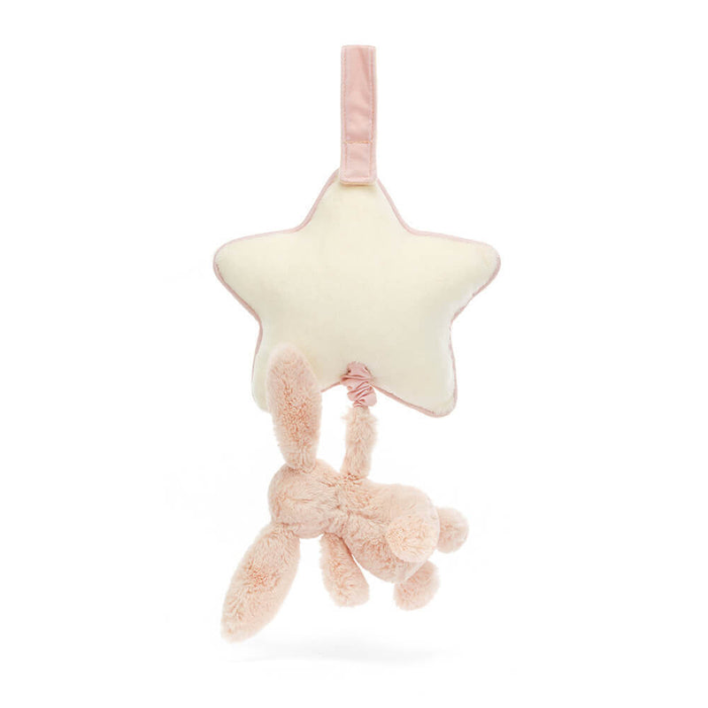 Jellycat Bashful Bunny Blush Woven Musical Toy 30cm