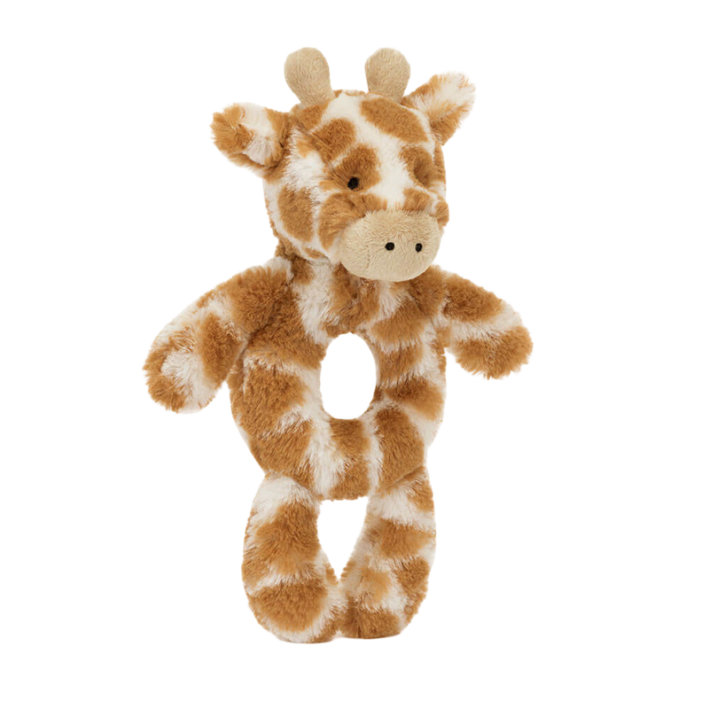 Jellycat Jellycat Bashful Giraffe Faux-fur Rattle 18cm