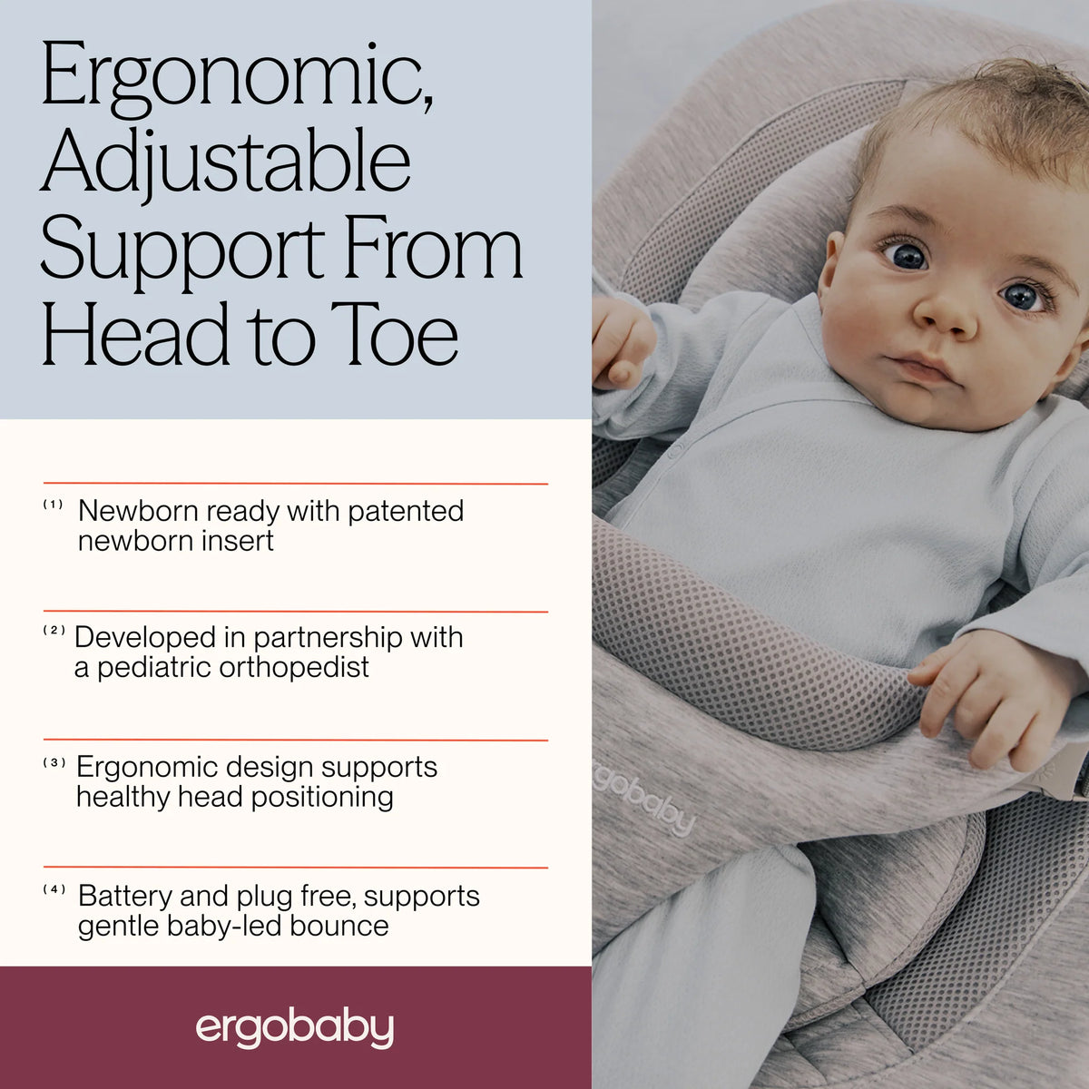 Ergobaby Evolve 3-in-1 Bouncer
