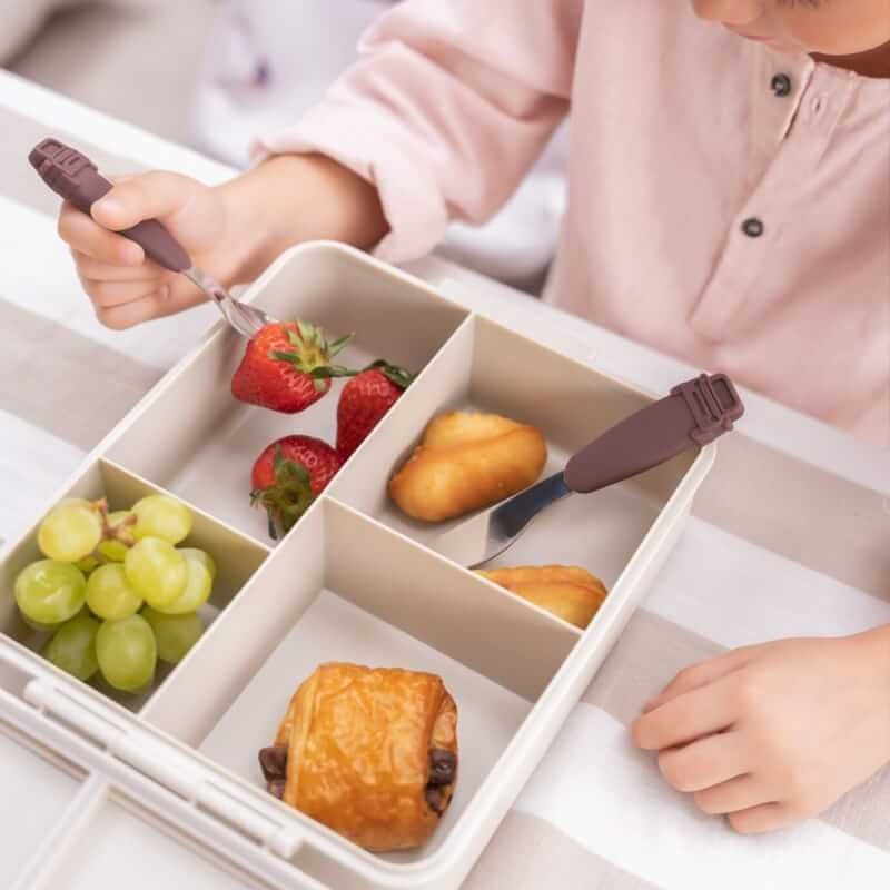 Citron Grand Lunch Box with 4 Compartments and Food Jar - Vehicles