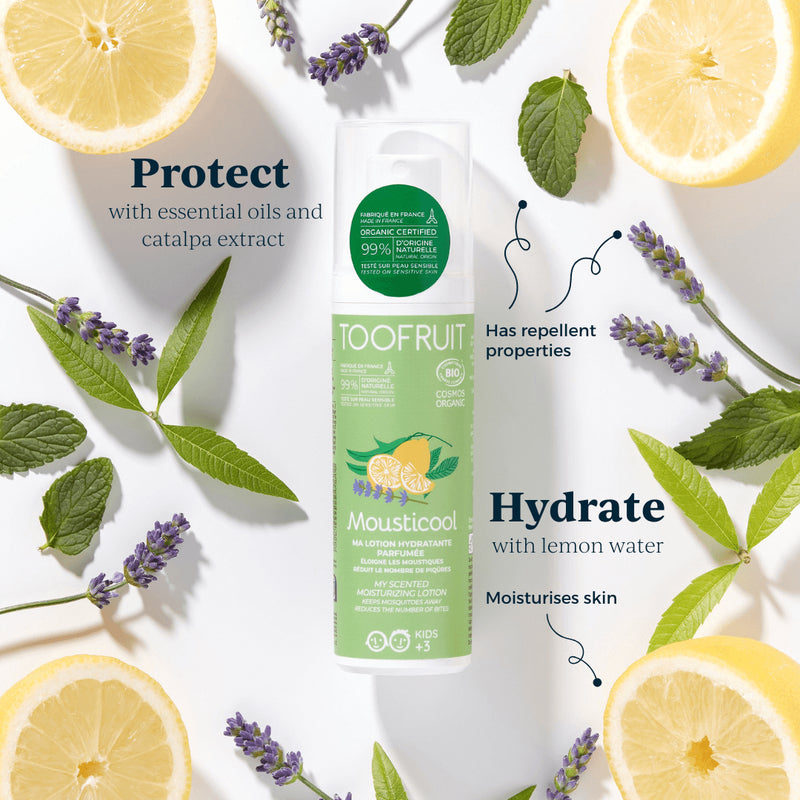 TOOFRUIT Mousticool Ma Lotion hydratante parfumée | My Scented Moisturizing Lotion (Anti-Mosquito)