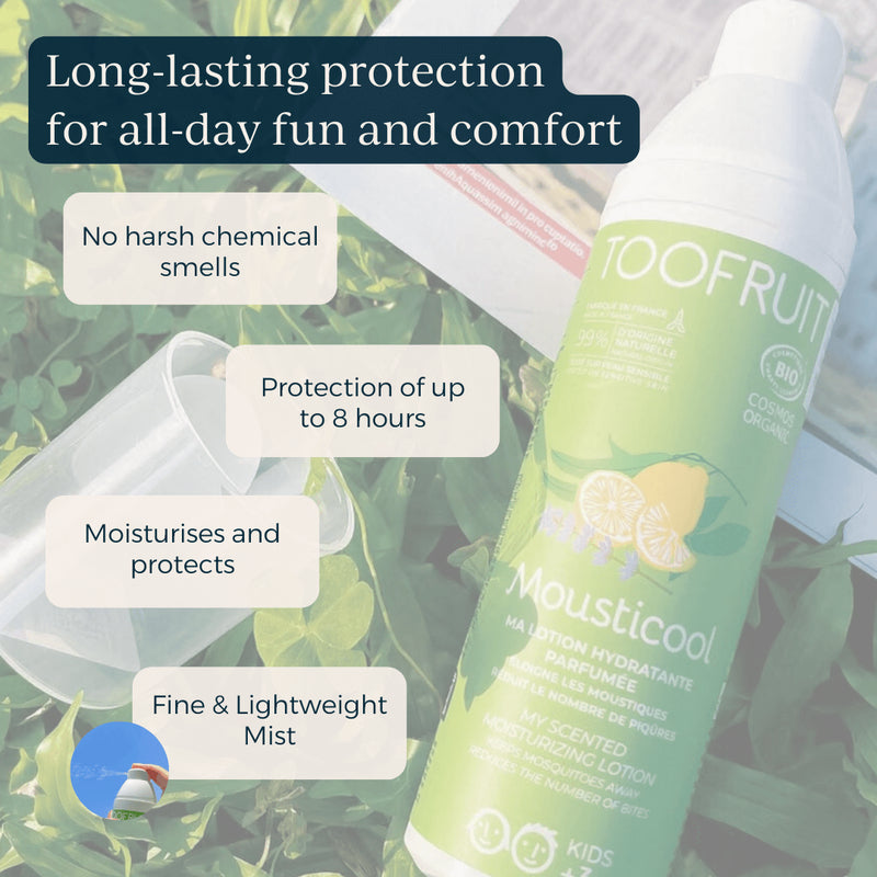 TOOFRUIT Mousticool Ma Lotion hydratante parfumée | My Scented Moisturizing Lotion (Anti-Mosquito)
