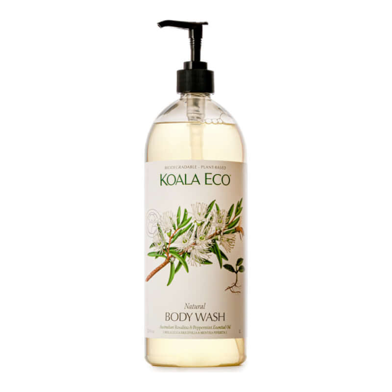 Koala Eco Natural Body Wash - Rosalina & Peppermint 500ml (Exp: 7/27)