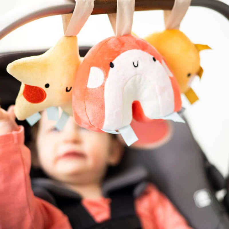 Pearhead Stroller Toy - Rainbow - 3-Pack