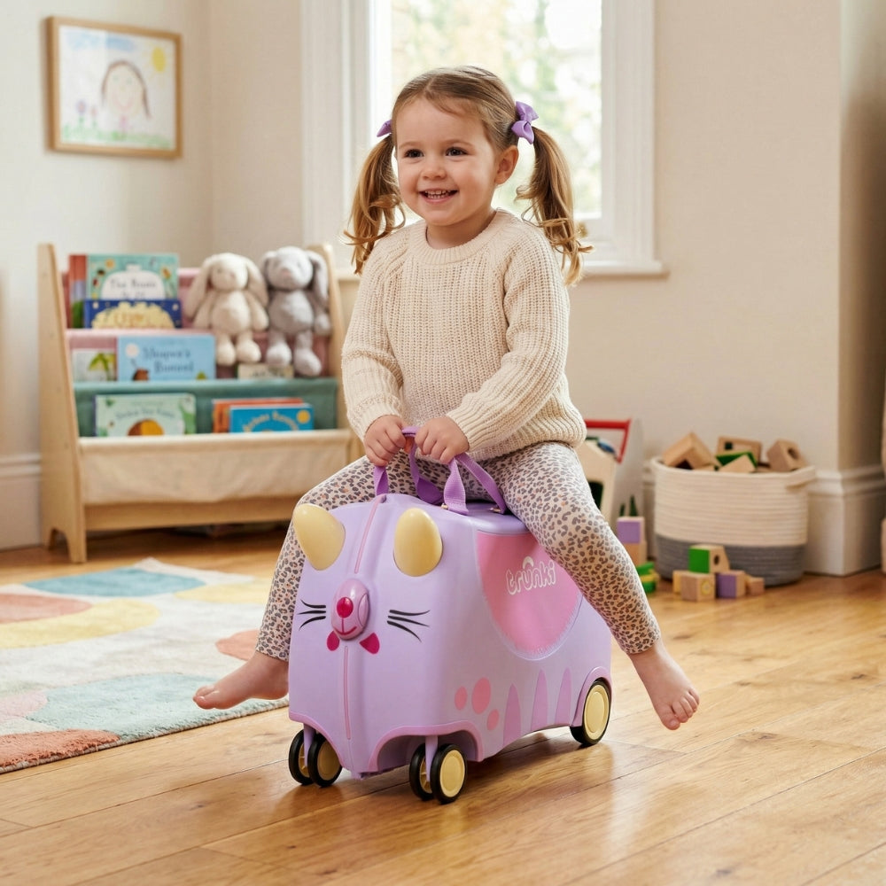 Trunki Glide Ride-on Luggage - Frank the Firetruck