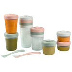 Beaba Expert Pack Meal & Food Storage Set - 12 Clip Portions + 2 Silicone Spoons