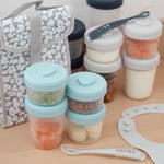 Beaba Expert Pack Meal & Food Storage Set - 12 Clip Portions + 2 Silicone Spoons