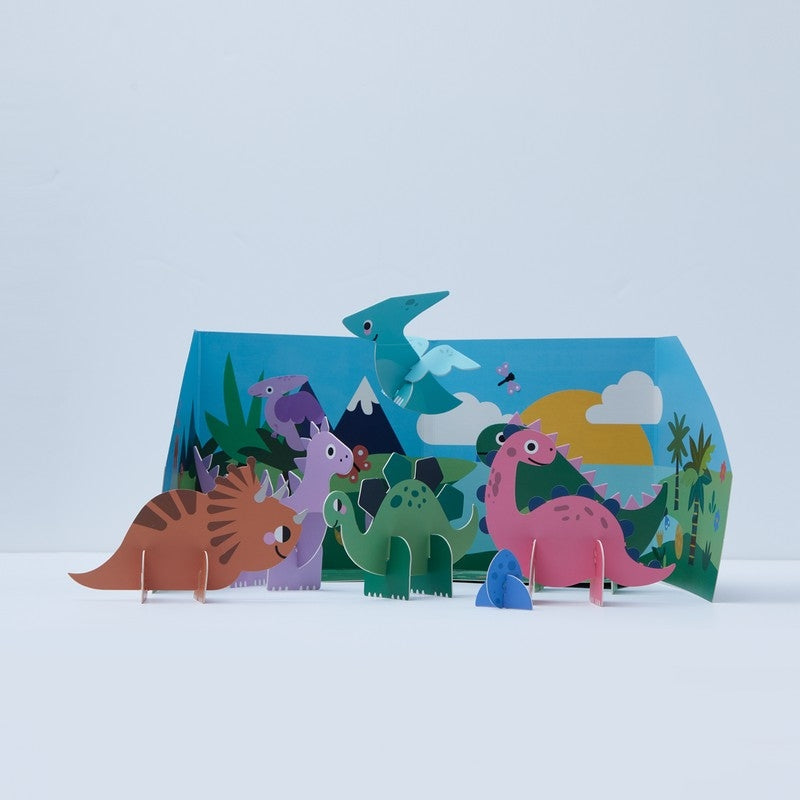 Ooly Pop! Make and Play Activity Scene - Dino Land