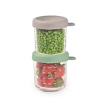 Beaba 250ml Glass & Silicone Containers - 2 Pack
