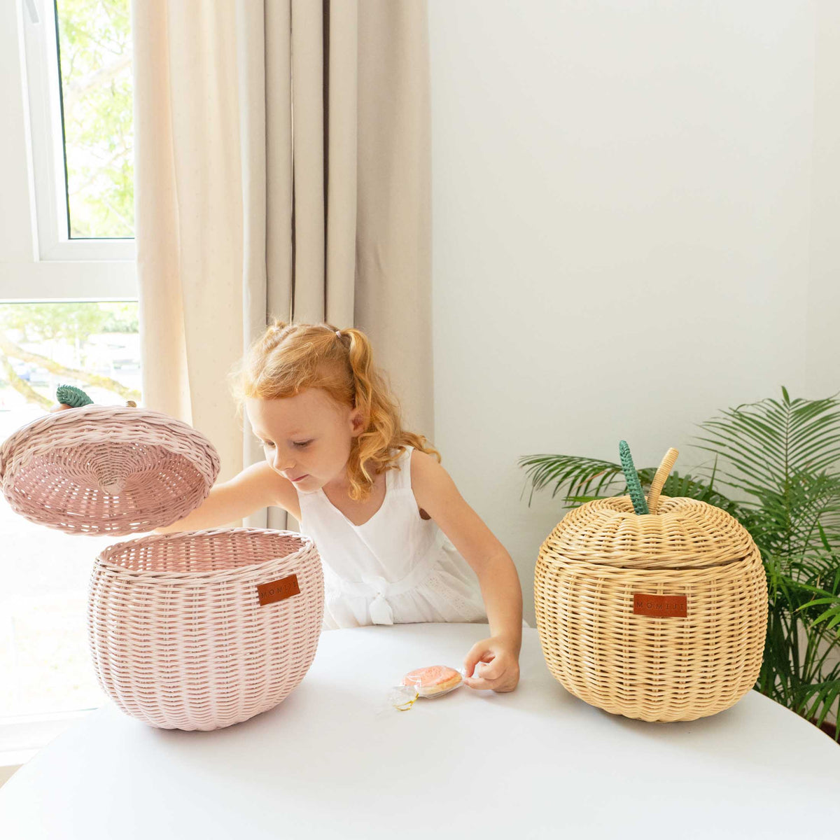 MOMIJI Apple Storage Basket Small - Natural