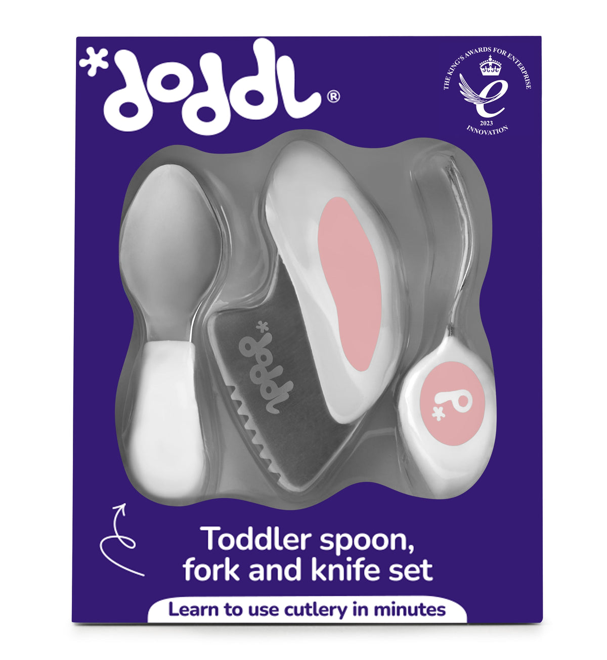 Doddl Children’s Spoon, Fork and Knife Set