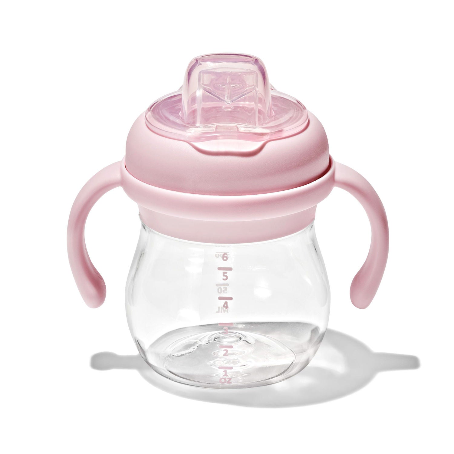 OXO Tot Transitions Soft Spout Sippy Cup With Removable Handles 150ml - Blossom