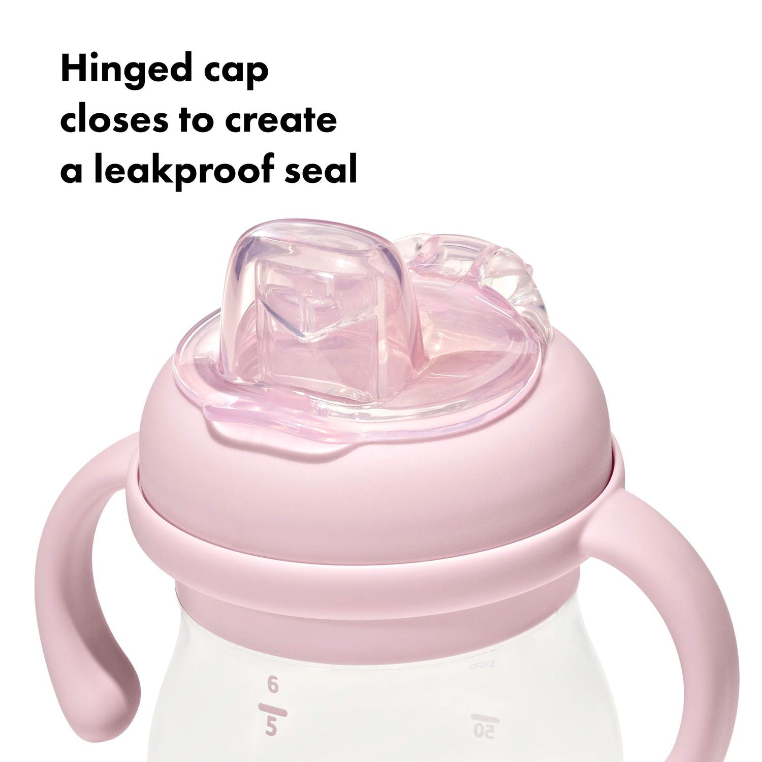 OXO Tot Transitions Soft Spout Sippy Cup With Removable Handles 150ml - Blossom