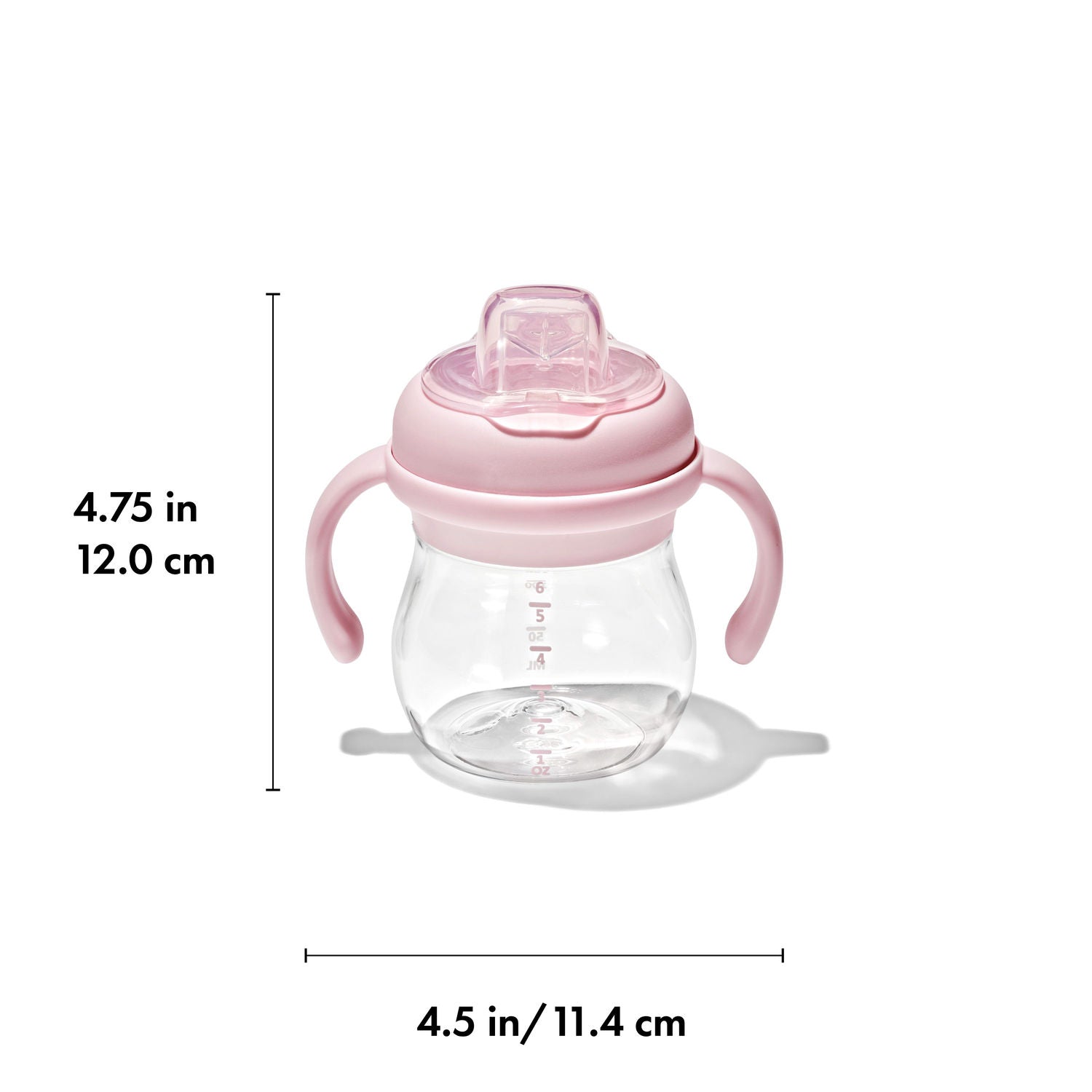 OXO Tot Transitions Soft Spout Sippy Cup With Removable Handles 150ml - Blossom