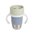Beaba Click & Drink 360 Stainless Steel Learning Cup 240ml - Pebble