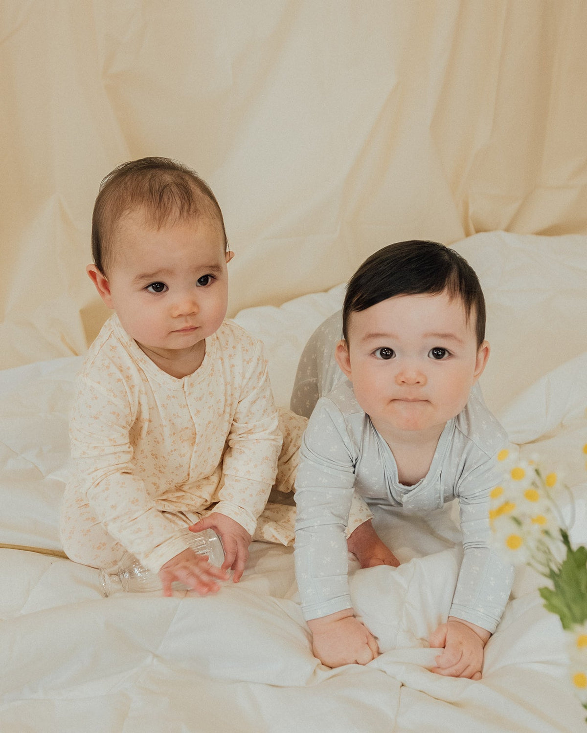 Magnetic Baby Sleepsuit - Still in Bloom