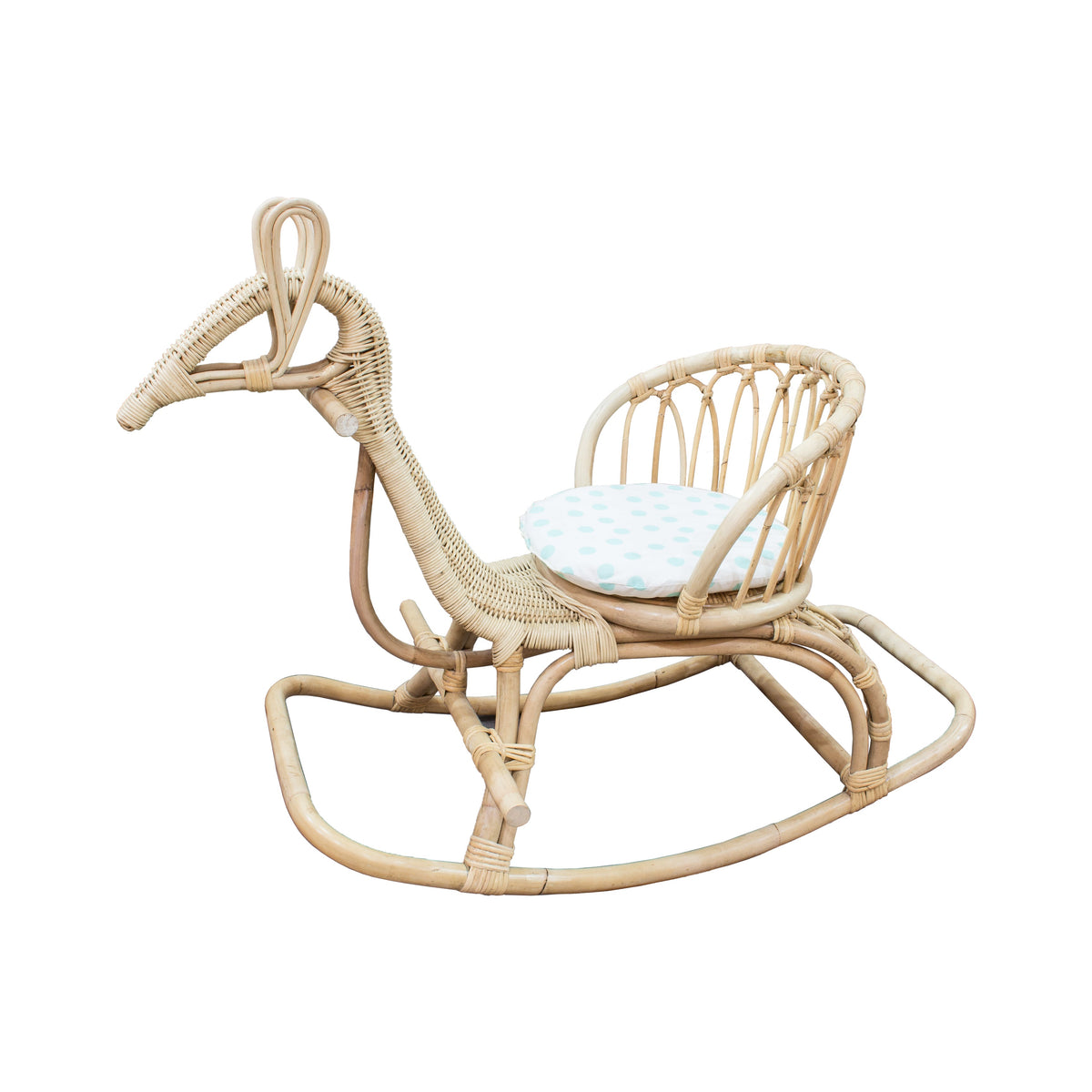 Handcrafted Rattan - Rocking Peacock