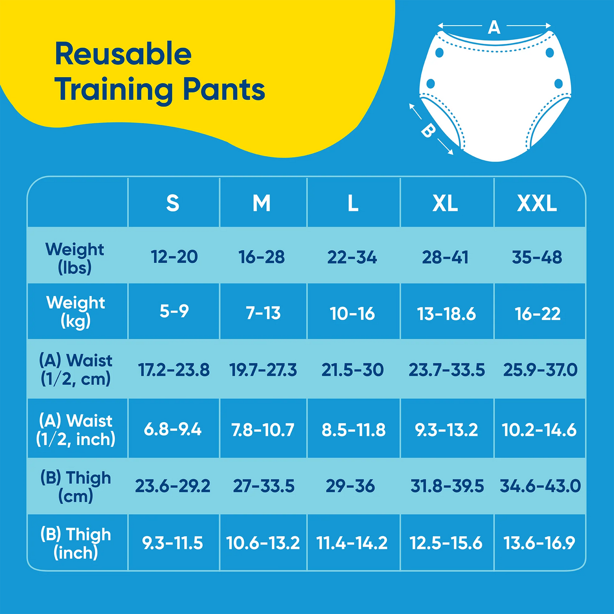 Charlie Banana Reusable Training Pants Snaps - Construction