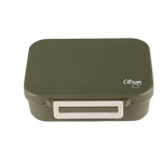 Citron Absolut Tritan Snackbox with 3 Compartments - Olive Green
