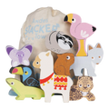 Le Toy Van Stacking Andes Animals & Bag