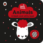 Baby Touch: Animals: A black-and-white book