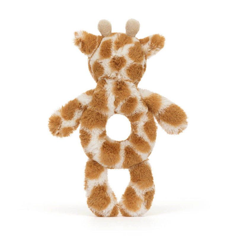 Jellycat Jellycat Bashful Giraffe  Faux-fur Rattle 18cm