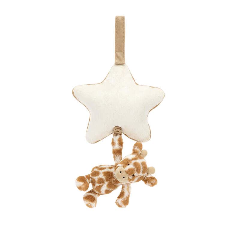Jellycat Jellycat Bashful Giraffe Woven Musical Toy 30cm
