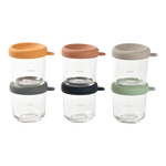 Beaba Glass & Silicone Containers 6 Pack - 250ml