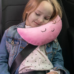 BenBat Mooni Seat Belt Head Support - Pink