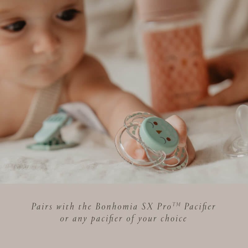 Suavinex Ribbon Soother Clip -  Bonhomia Owl