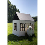 Childhome Cotton Big House - Black & White 125 x 95 x 145