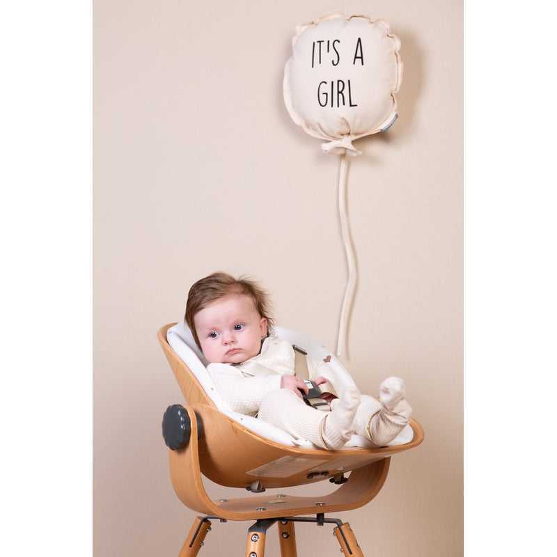 Childhome Evolu Newborn Seat Cushion - Jersey, Hearts