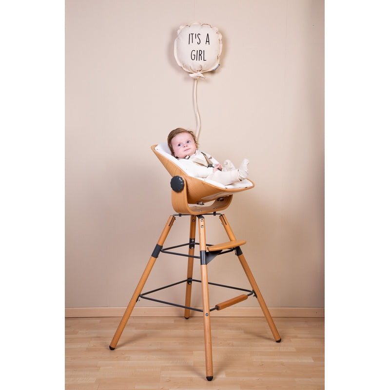 Childhome Evolu Newborn Seat Cushion - Jersey, Hearts