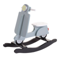Childhome Rocking Scooter - Mint Blue / Black