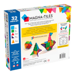 Magna-Tiles Classic Clear Colors 32-Piece Set