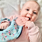 Cheeky Chompers Comfortchew Baby Comforter with Teether - Botanical Bloom