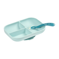 Beaba Divided Silicone Plate and Spoon Set