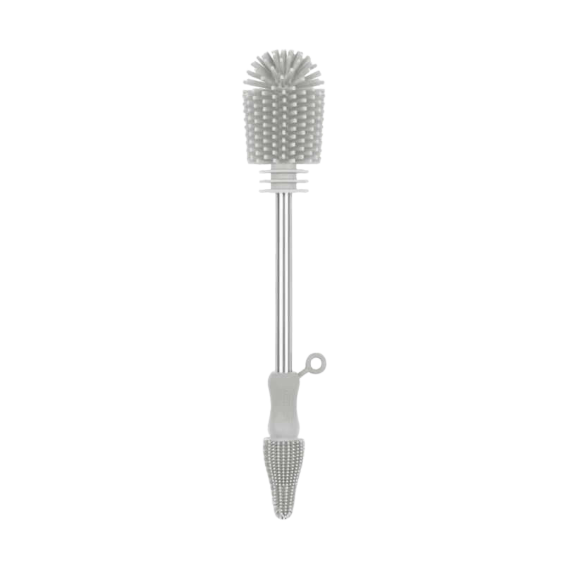 Haakaa Double-Ended Silicone Brush - Suva Grey