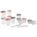 Beaba Expert Pack Meal & Food Storage Set - 12 Clip Portions + 2 Silicone Spoons