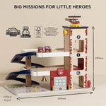 Le Toy Van Fire & Rescue Wooden Garage