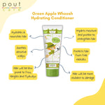 pout Care Green Apple Whoosh Hydrating Conditioner - 75ml (Exp: 12/27)