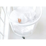 Babyhood Kaylula Sova Cot Clear with Mattress - White